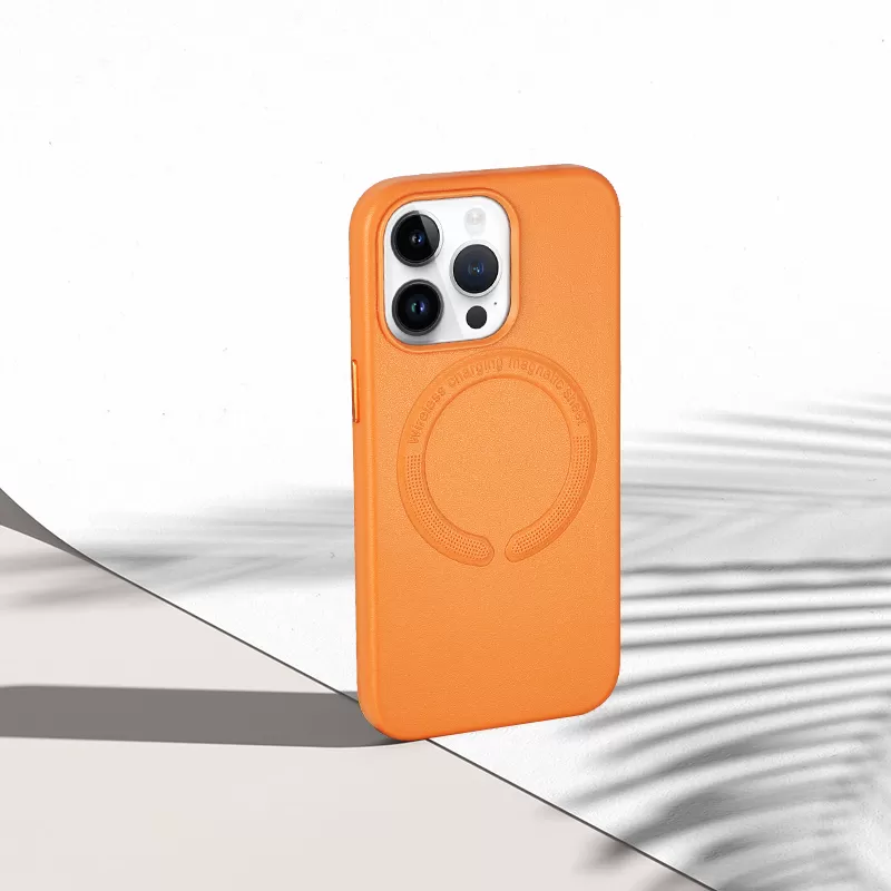 Vegan Leather Magnetic Phone Case