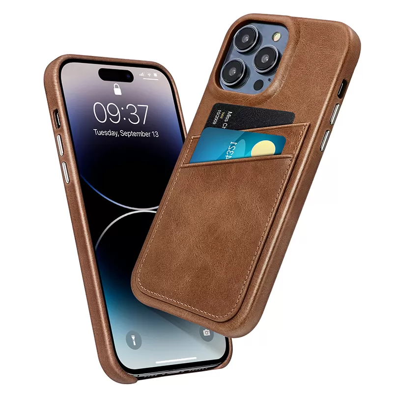 Sinco genuine leather mobile case with card holder