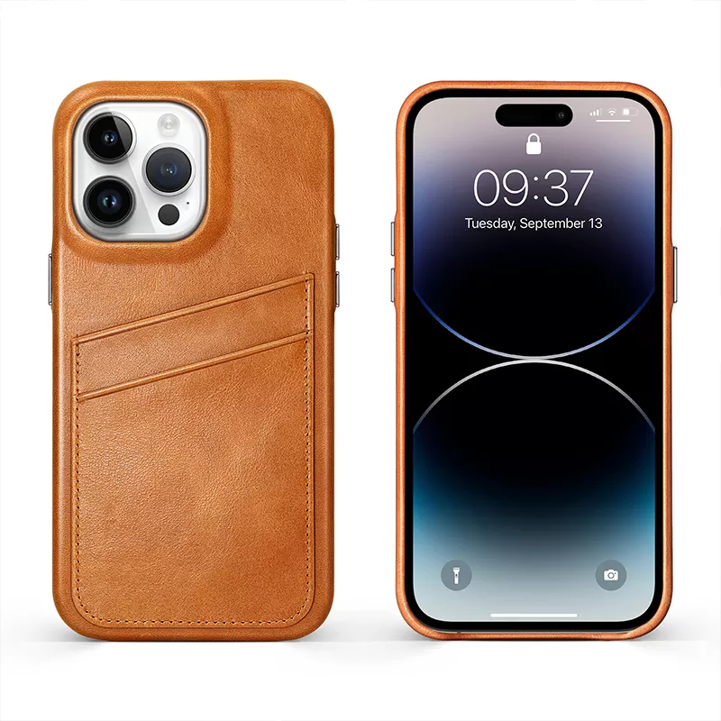 Sinco genuine leather mobile case with card holder