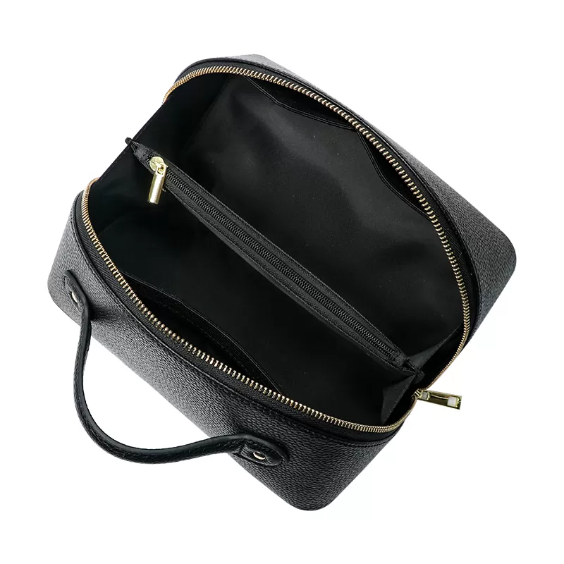 custom leather makeup bags for women cosmetic bag wholesale