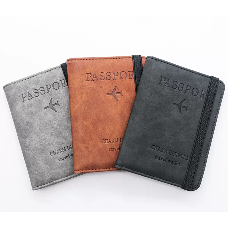 Sinco custom leather travel wallet passport holder and luggage tag set for travel design