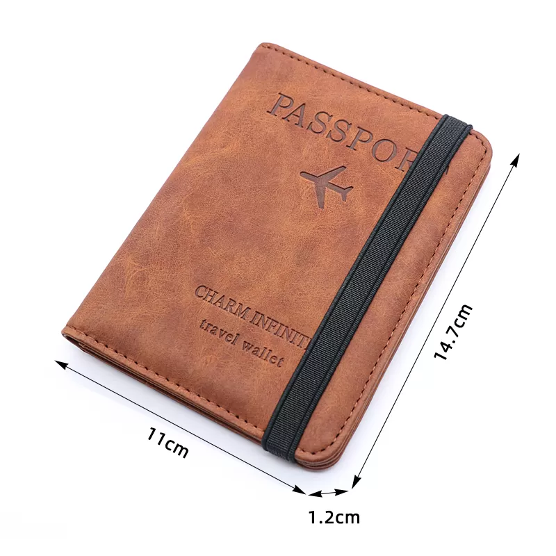 Sinco custom leather travel wallet passport holder and luggage tag set for travel design