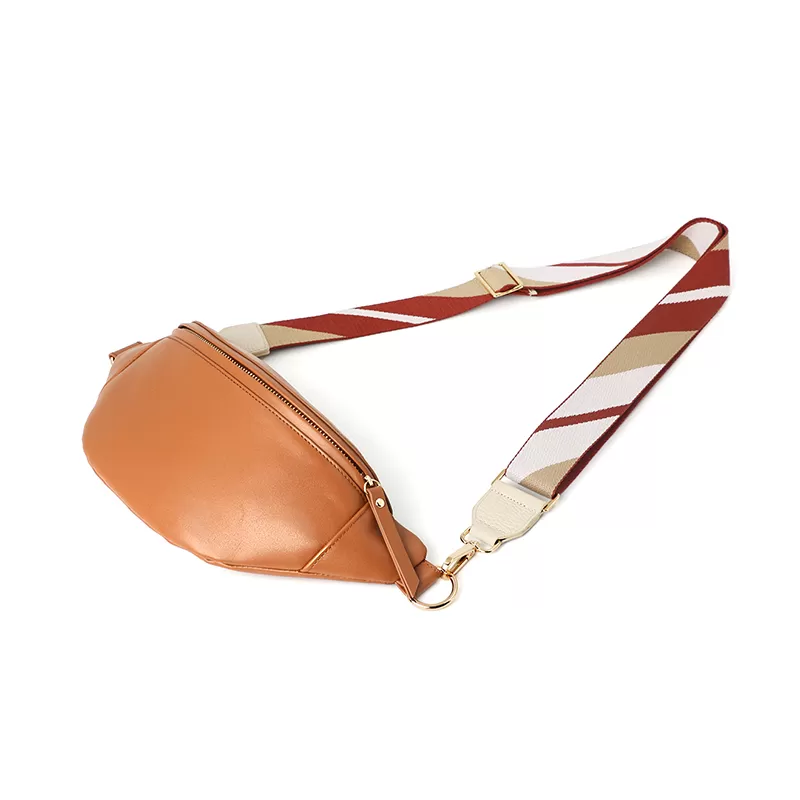 Sinco fashion high-capacity leather fanny pack crossbody