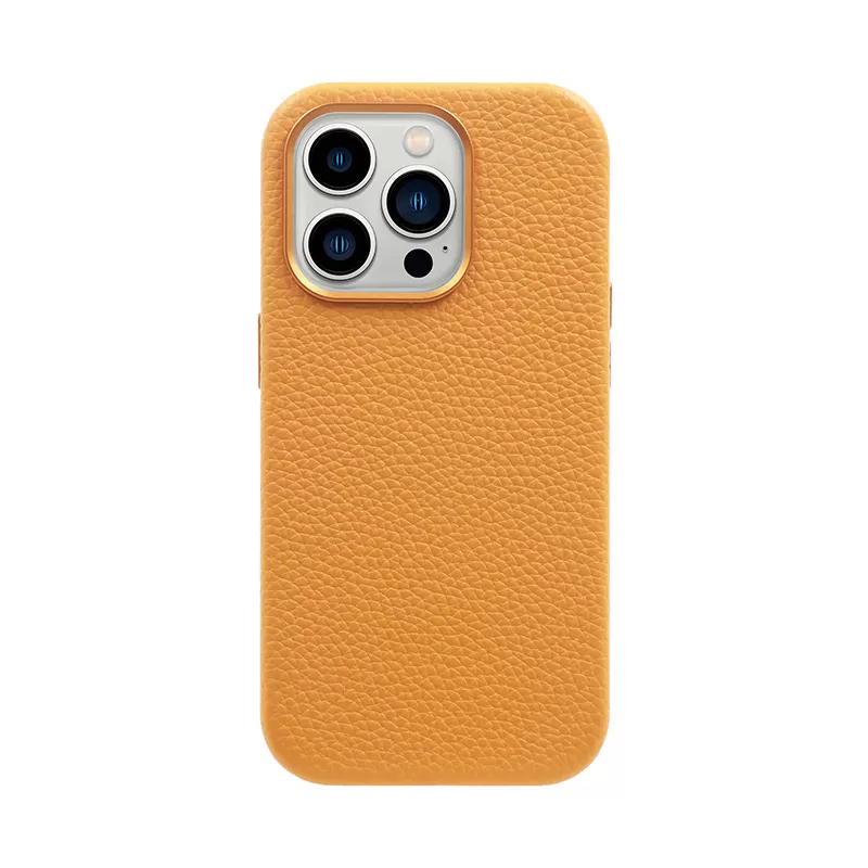 Sinco custom pu pebble leather phone case for iphone 15 pro