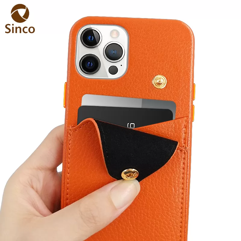 Sinco supplier new vintage wallet pu leather phone case for iPhone