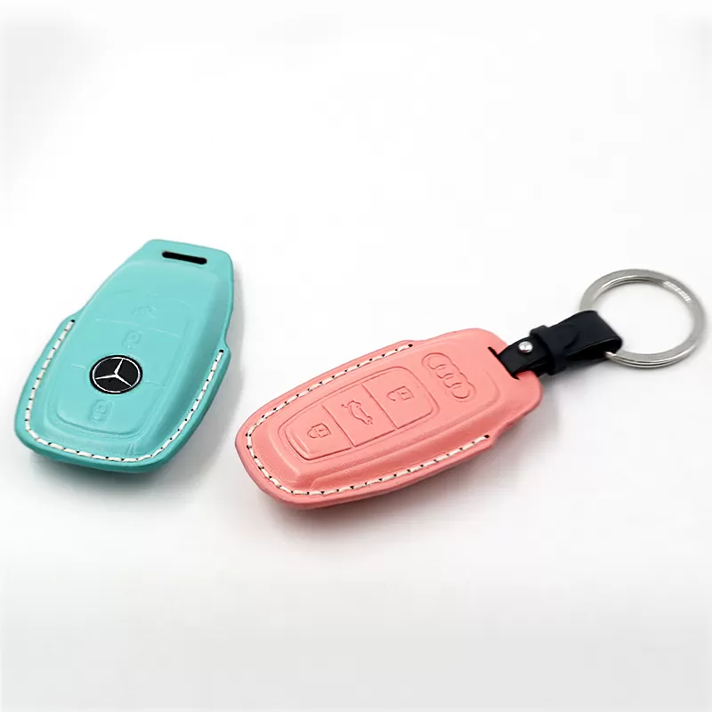 Sinco wholesale leather luxury car key case cover for mercedes