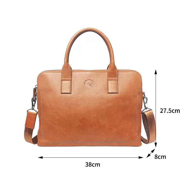 Sinco vintage leather laptop bag