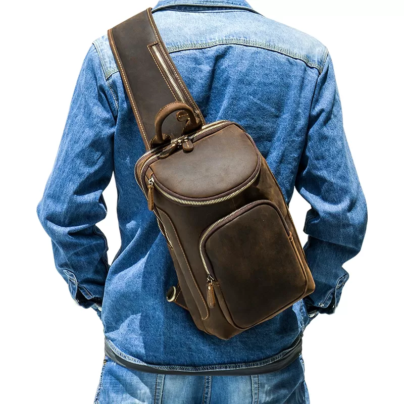 Sinco vintage leather shoulder bag