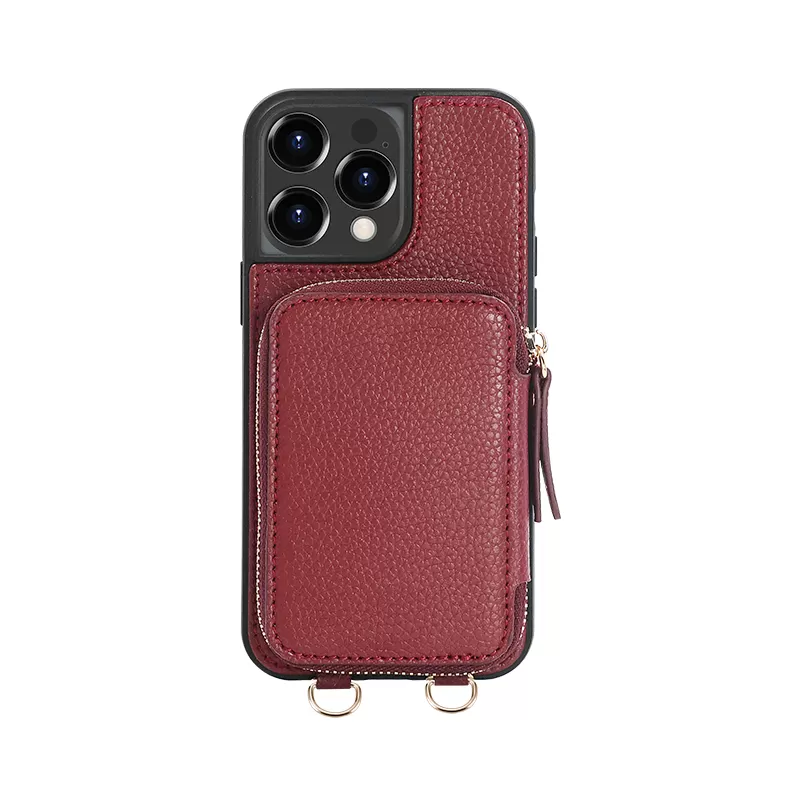 Sinco leather crossbody phone wallet