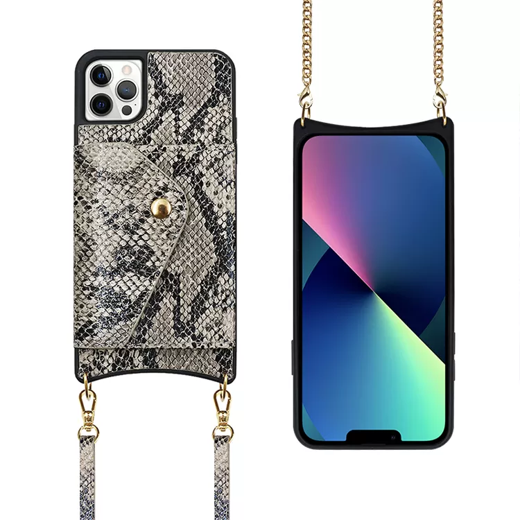 Sinco python leather phone case