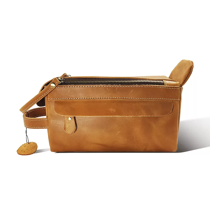 Sinco leather wash bag for men