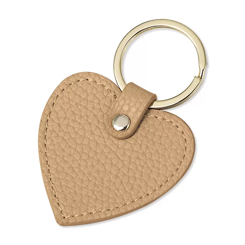 Sinco leather heart keychain