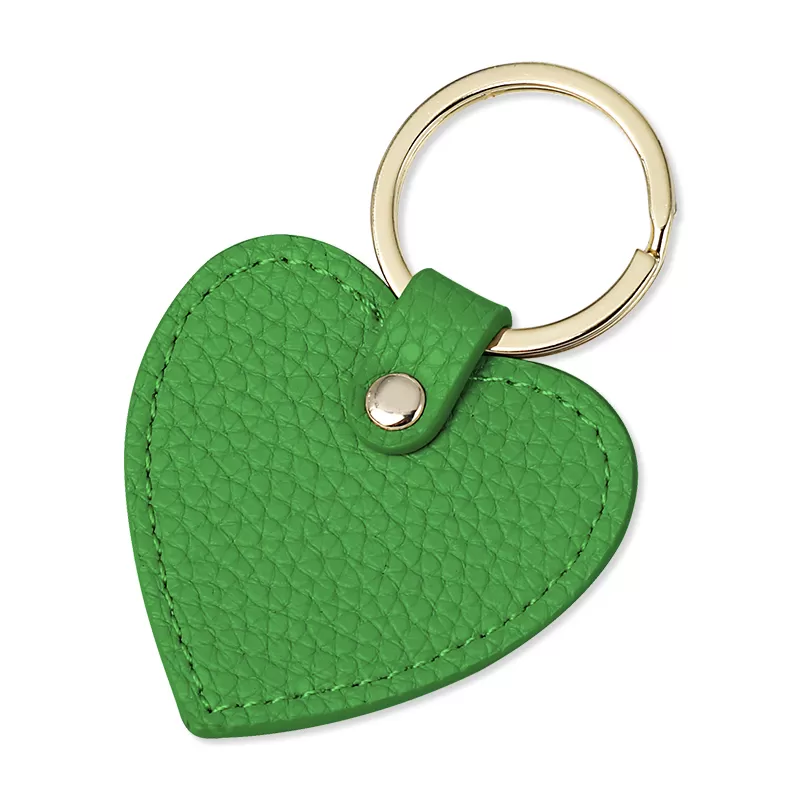 Sinco leather heart keychain