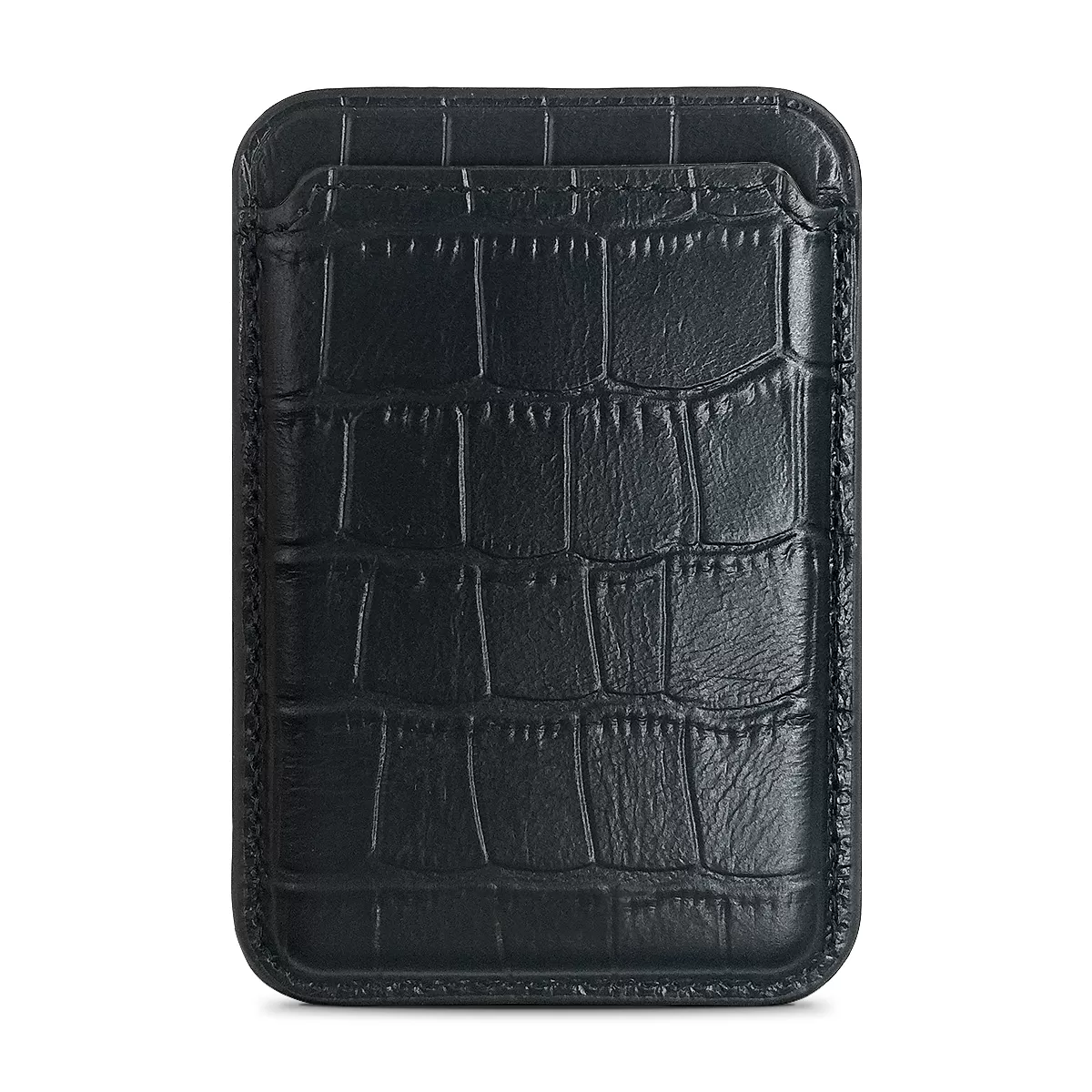 Sinco crocodile leather magsafe card holder