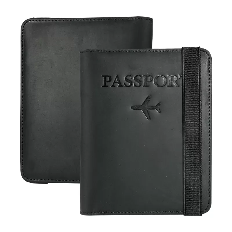 Sinco leather passport holder airtag travel wallet
