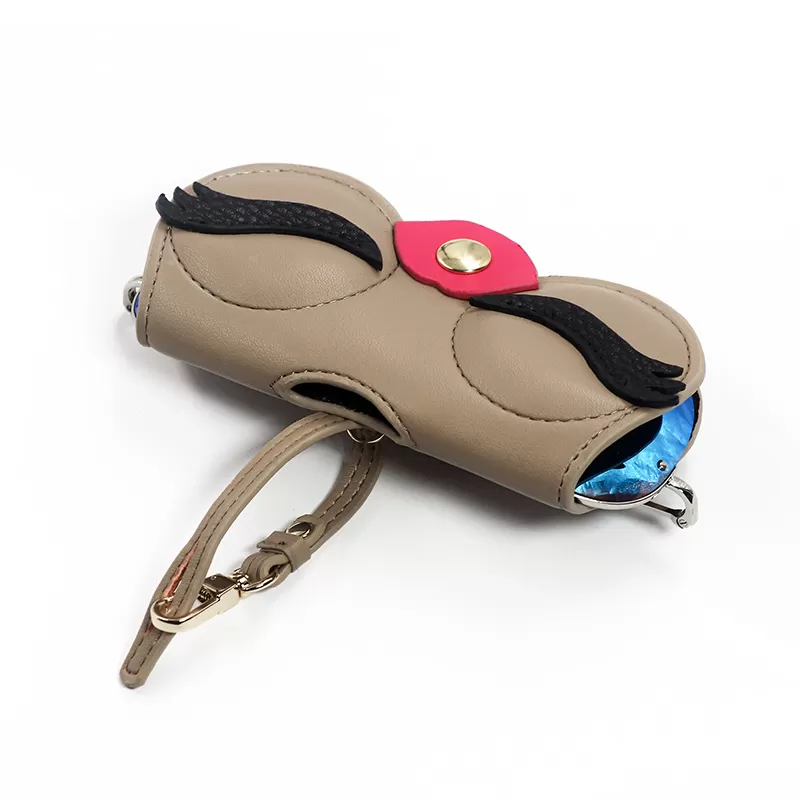 Sinco leather suncover glasses case