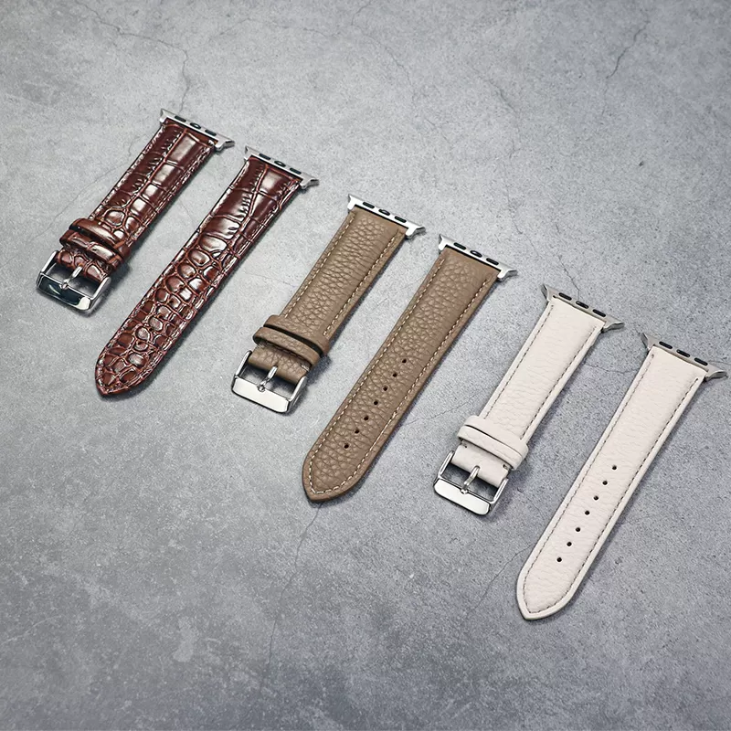 Sinco crocodile leather apple smart watch bands