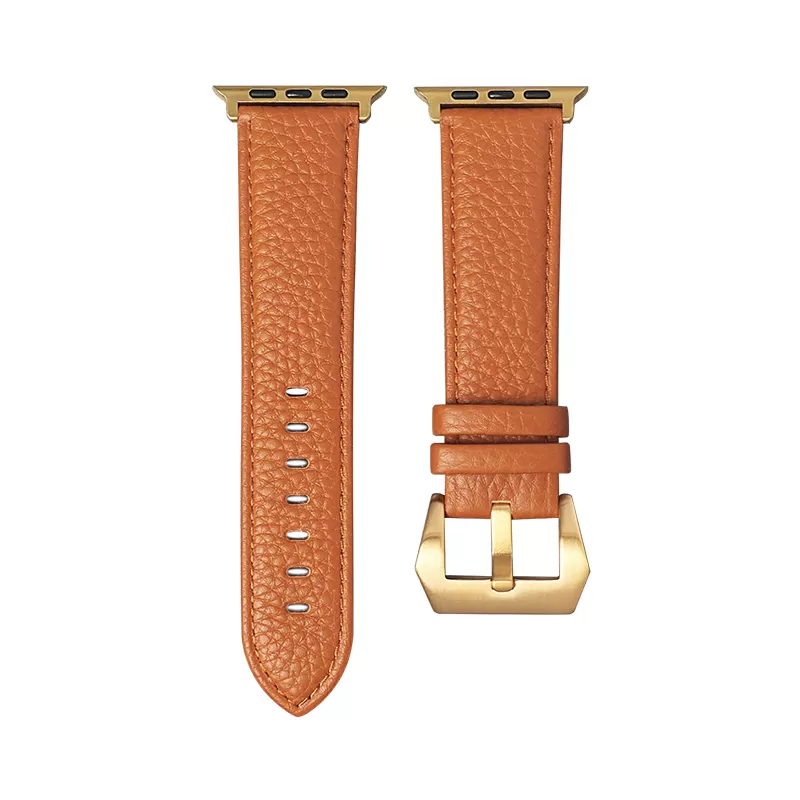 Sinco pebble leather apple watch strap