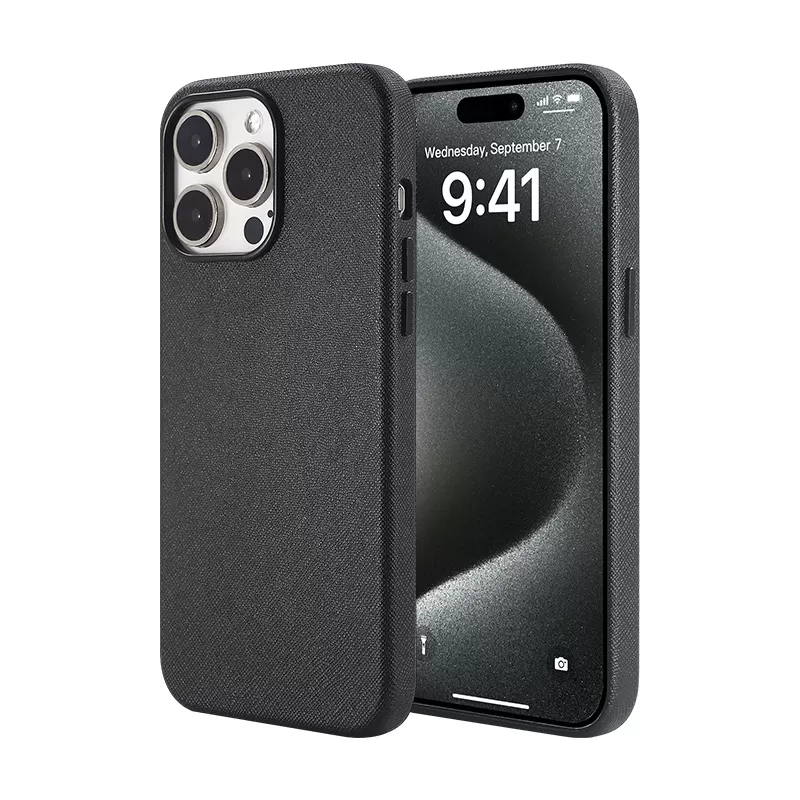 Sinco Basic Saffiano Leather iPhone Case