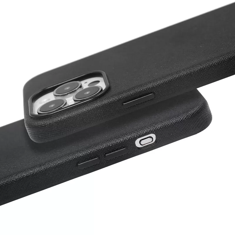Sinco Basic Saffiano Leather iPhone Case