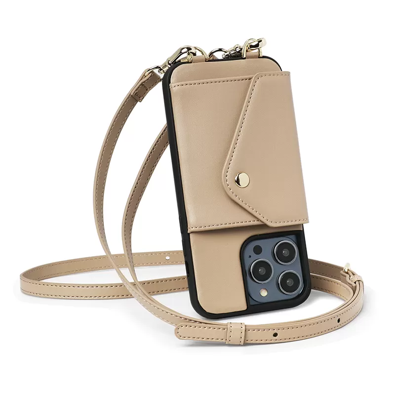 Sinco leather  phone case with shoulder strap