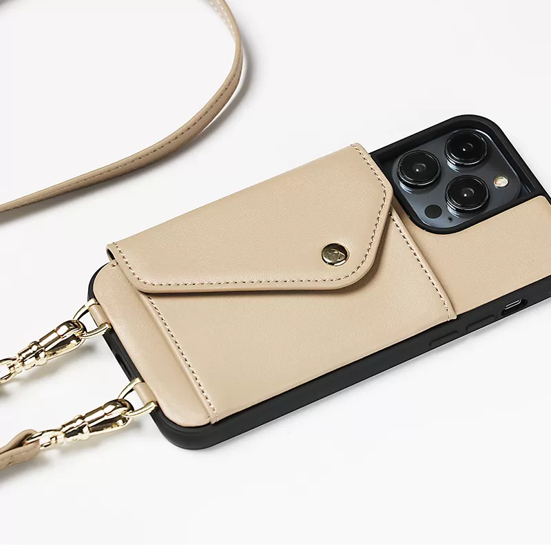 Sinco leather  phone case with shoulder strap