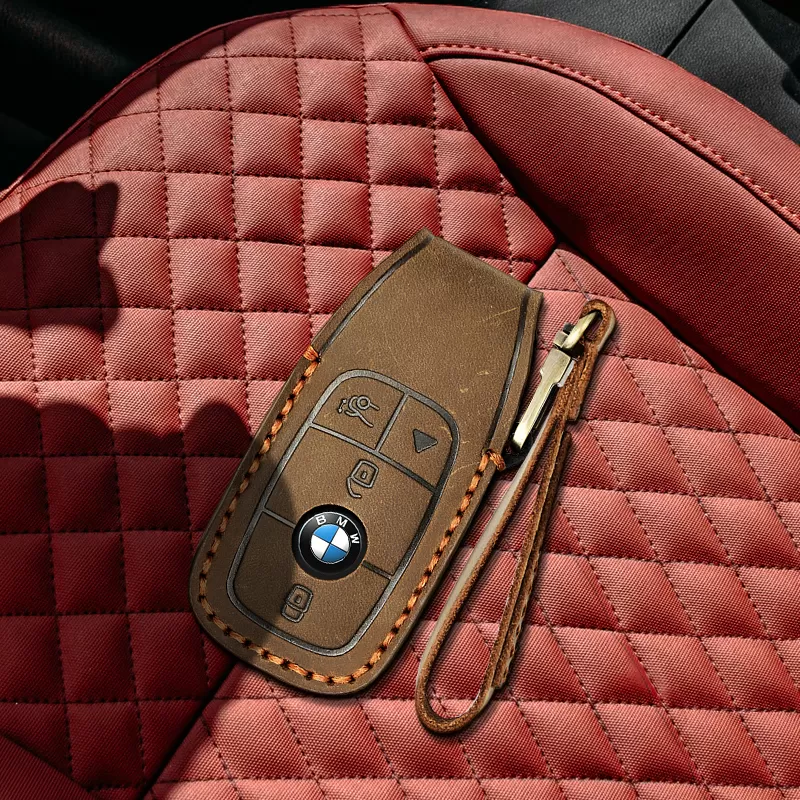 Sinco leather bmw car key cover