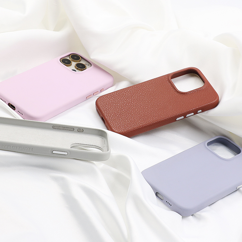Sinco renewable materials leather phone case for women