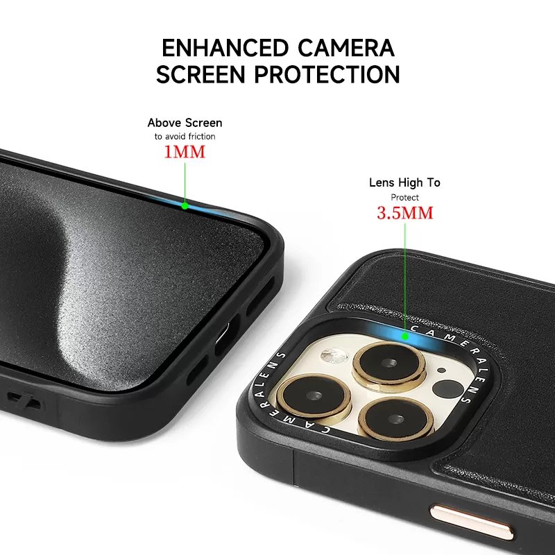2 in 1 iphone 15 Promax phone case with adhesive skin