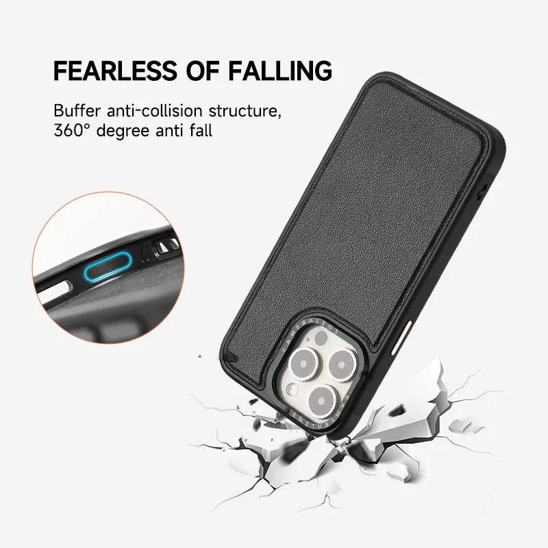 2 in 1 iphone 15 Promax phone case with adhesive skin
