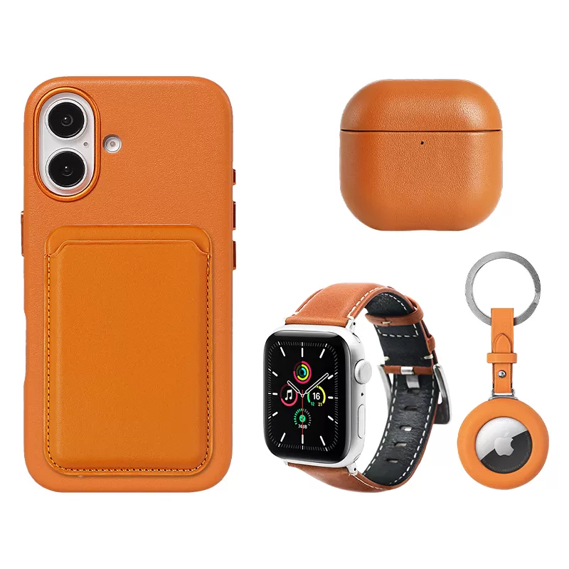 Sinco airpods headphone cases leather earbud case