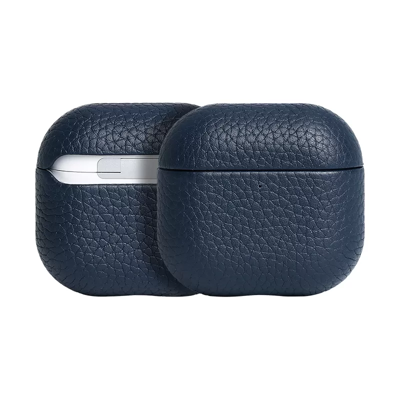Sinco airpods headphone cases Lichee Pattern Leather Earbud Case