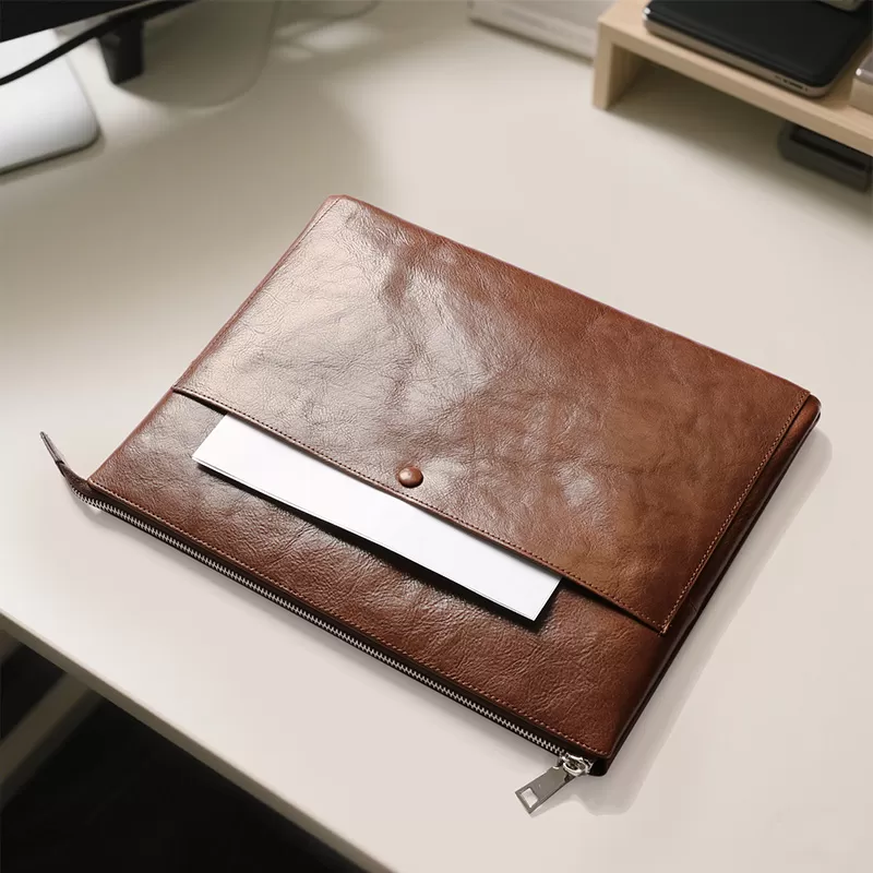 Sinco genuine leather laptop sleeve laptop cover case