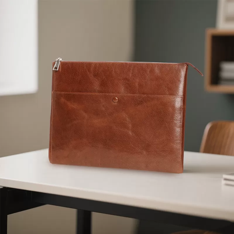 Sinco genuine leather laptop sleeve laptop cover case