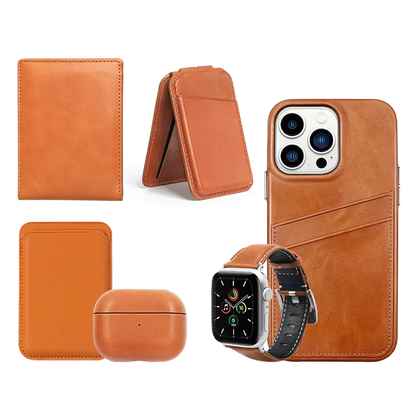 Sinco magnetic card holder for trading cards leather card holder