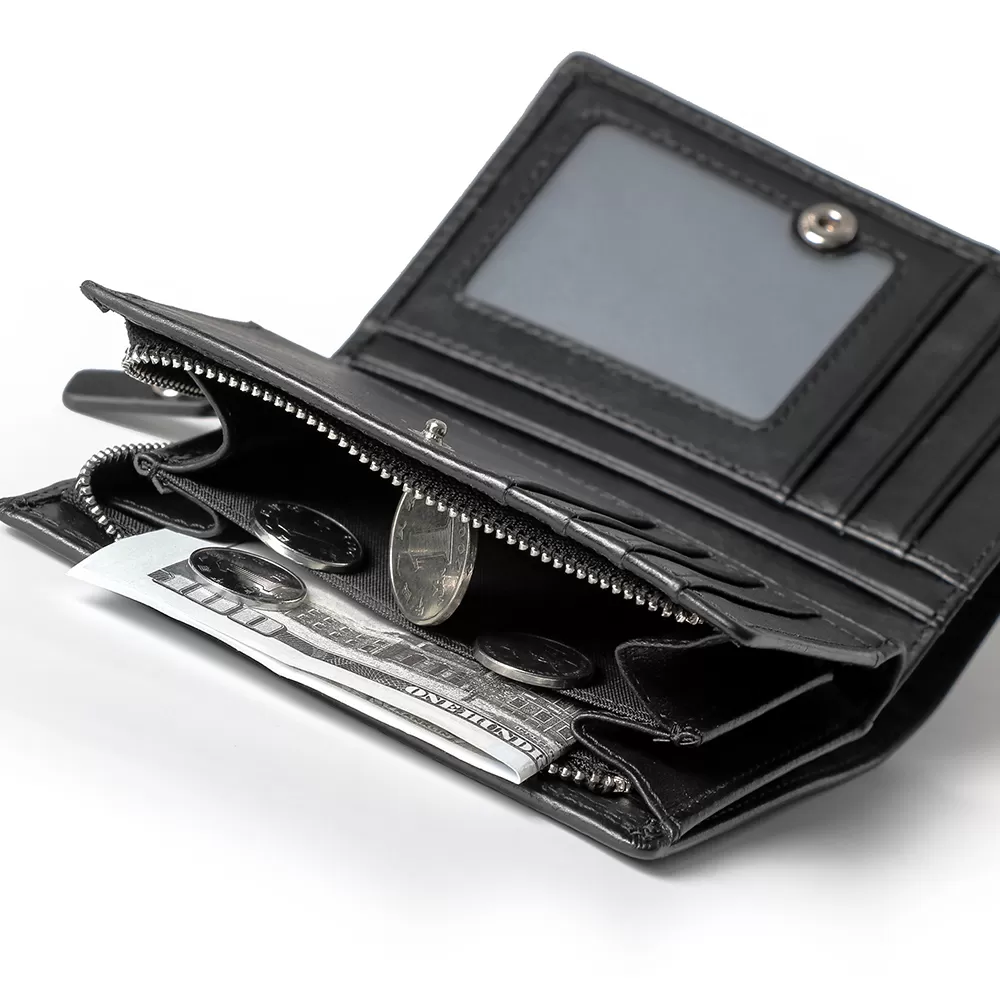 Sinco wallet card holder leather genuine leather money clip