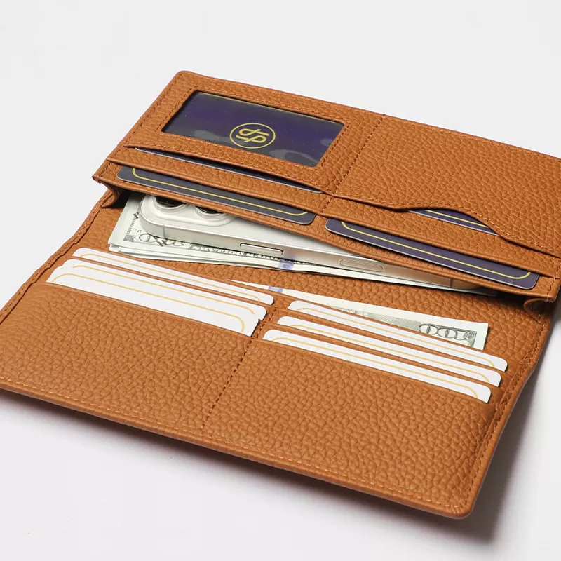 Sinco custom leather clutch bag leather card holder wallet
