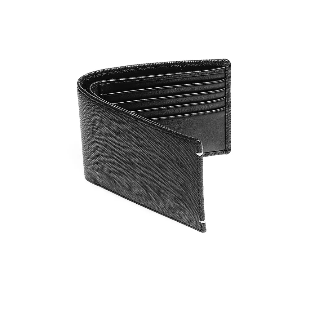 Sinco cross pattern wallet custom leather card holder wallet