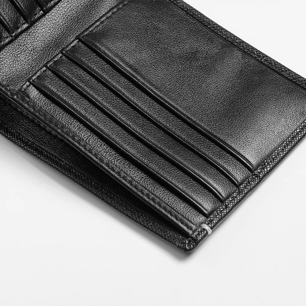Sinco cross pattern wallet custom leather card holder wallet