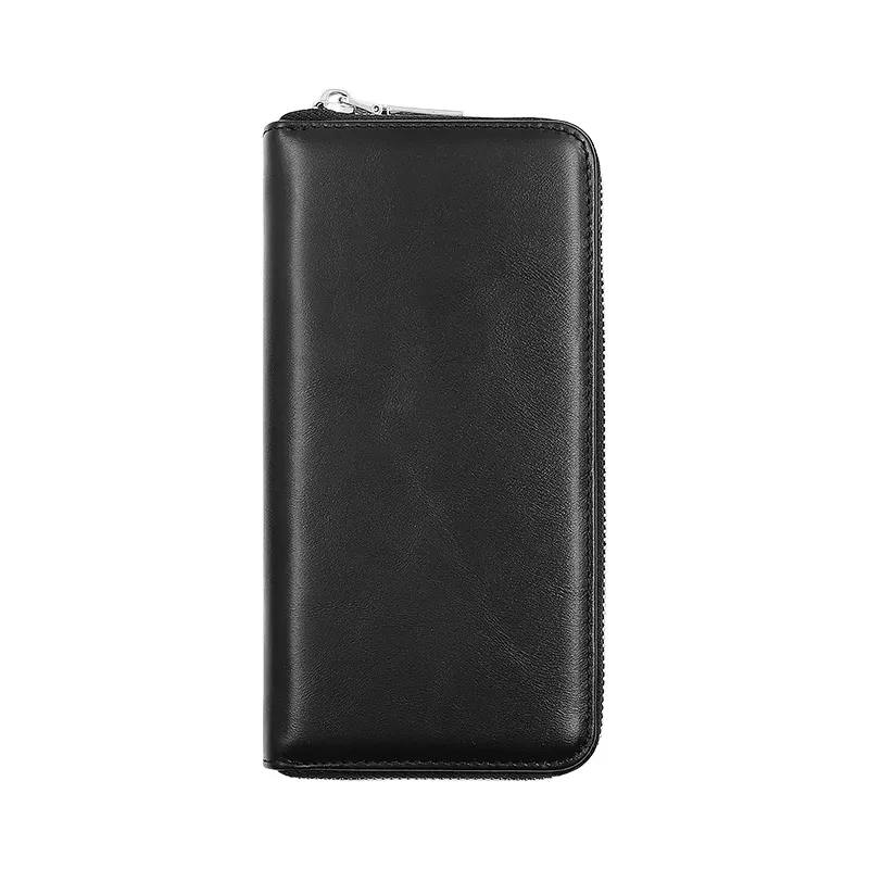Sinco leather clutch bag with zip wallets for women and men