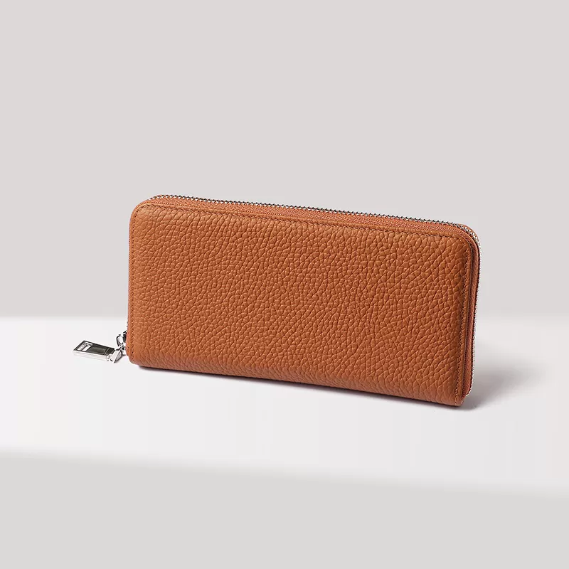 Sinco zipper closure wallet leather card holder wallet