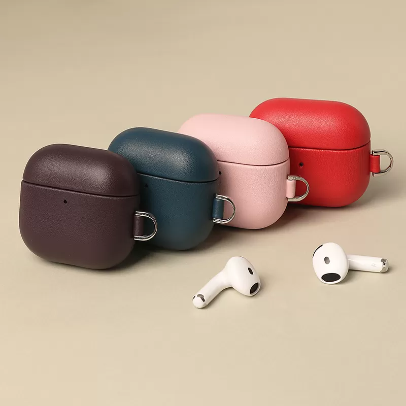 Sinco custom leather earbud case AirPods 4 earphone case