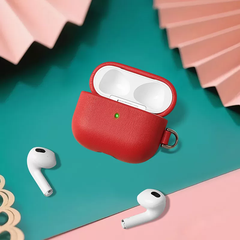 Sinco custom leather earbud case AirPods 4 earphone case