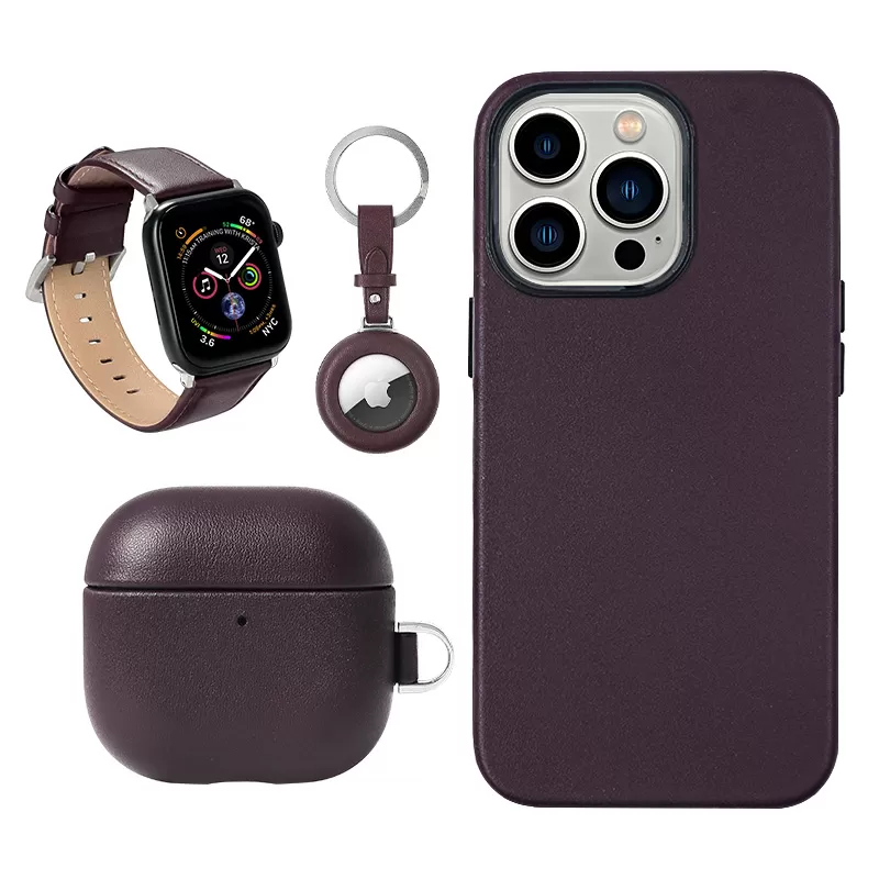 Sinco custom leather earbud case AirPods 4 earphone case