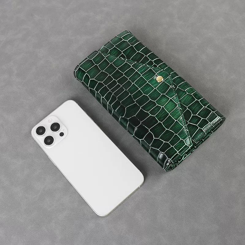Sinco alligator Pattern wallet card holder leather for women