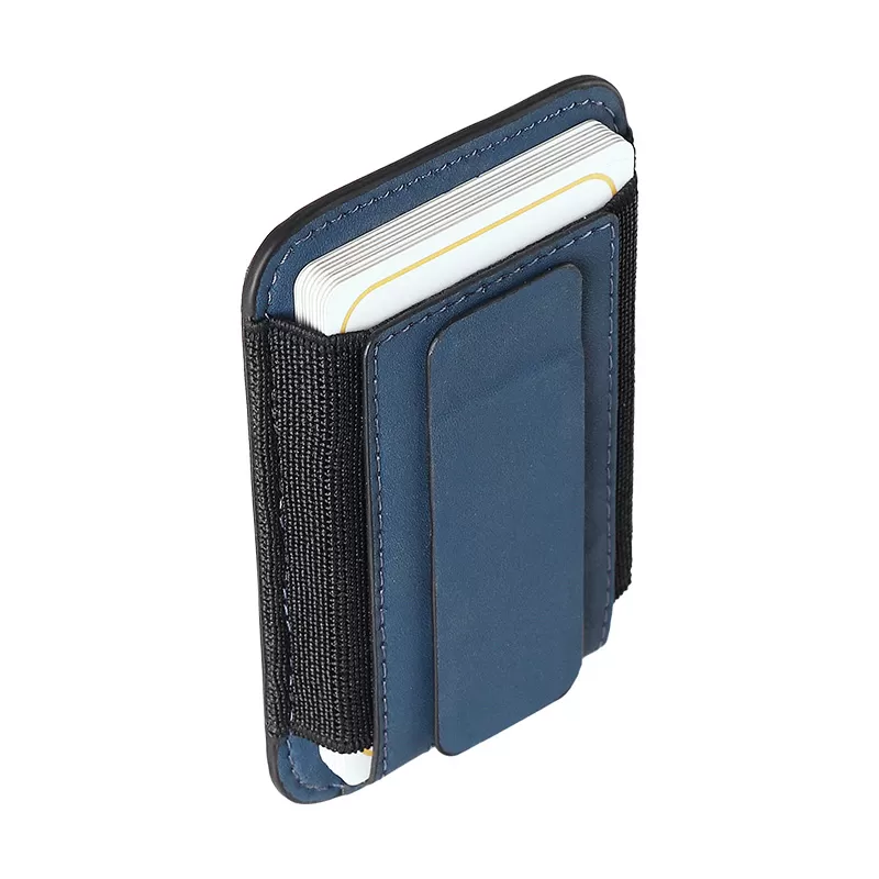 Sinco magnetic card holder leather id card holder