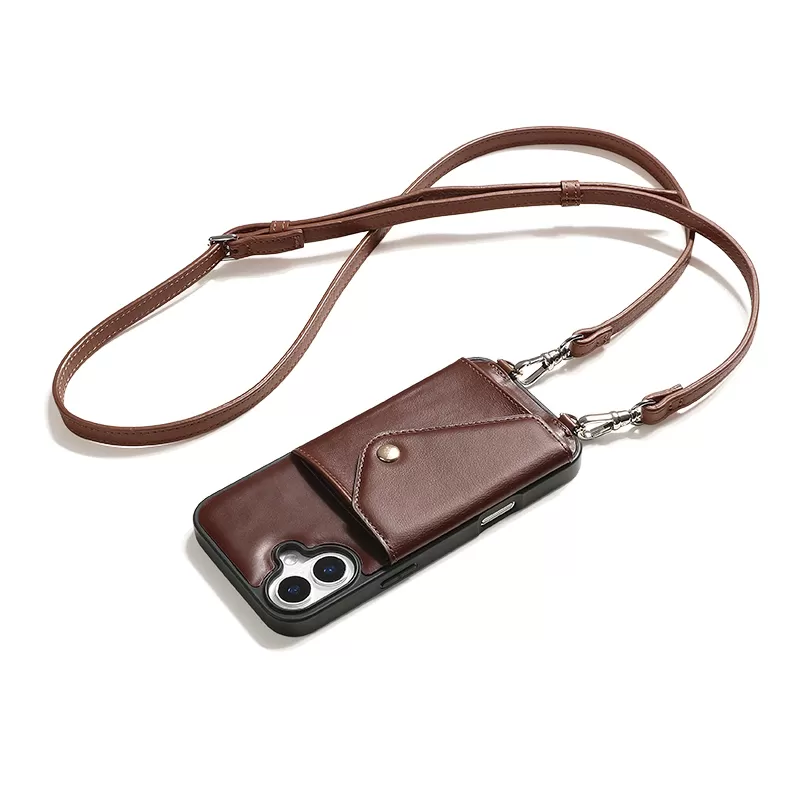 Sinco custom leather phone case with card holder
