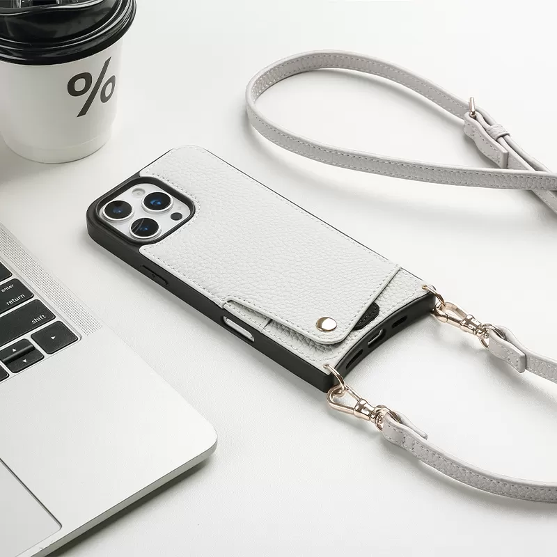 Sinco crossbody leather phone case with card holder