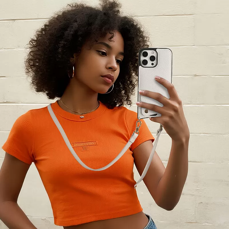 Sinco crossbody leather phone case with card holder