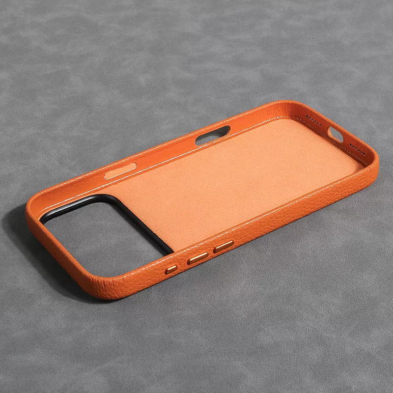 Sinco leather custom logo phone case for iphone 17